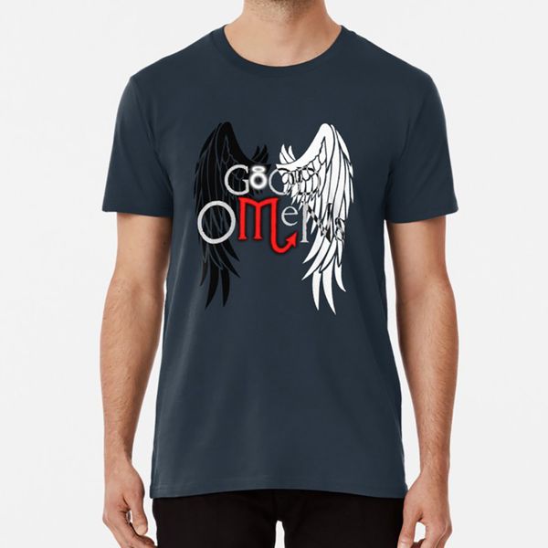 

хорошо приметы футболка хорошо приметы дэвид теннант crowley aziraphel angel devil angels