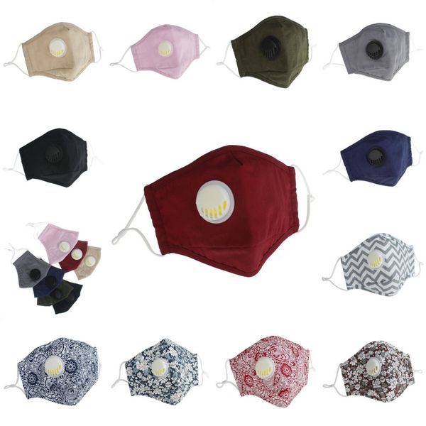 

2021face dhl masks reusable mask washable pm2.5 anti-dust valve protective cotton face masks c 0wsz