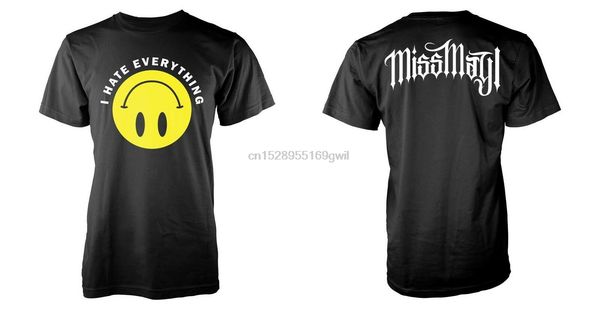 

miss may i i hate everything t-shirt size taille xl phm