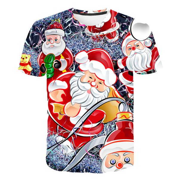 

christmas o collar lovely snowflake anime red party 3d print shirts comics harajuku humor men clothing