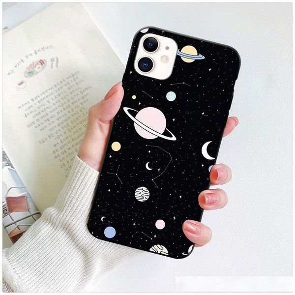 

ins simple starry sky black frosted soft xs/xr mobile phone case iphone12/x internet celebrity same model applicable
