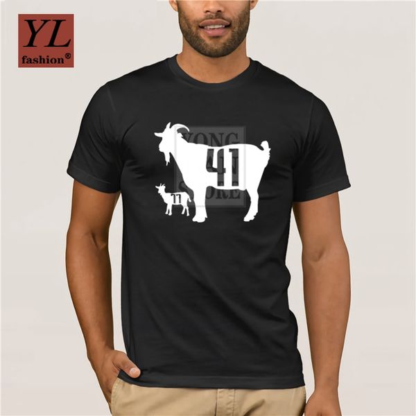 

2020 men 100 cotton tee t shirt graphic plus size letter print the goat dirk