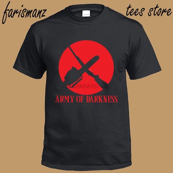 

новая army of darkness фильм ужасов мужчины черный t-shirt размер s для 3xl