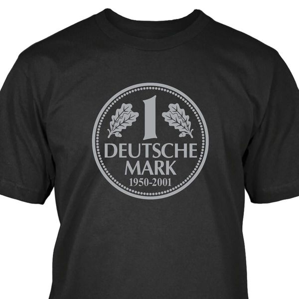 

2019 new summer style deutsche mark t-shirt