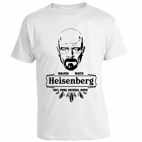 

2019 latest men t shirt fashion costumes for men maglia heisenberg breaking bad walter white serie tv graphic tees shirts