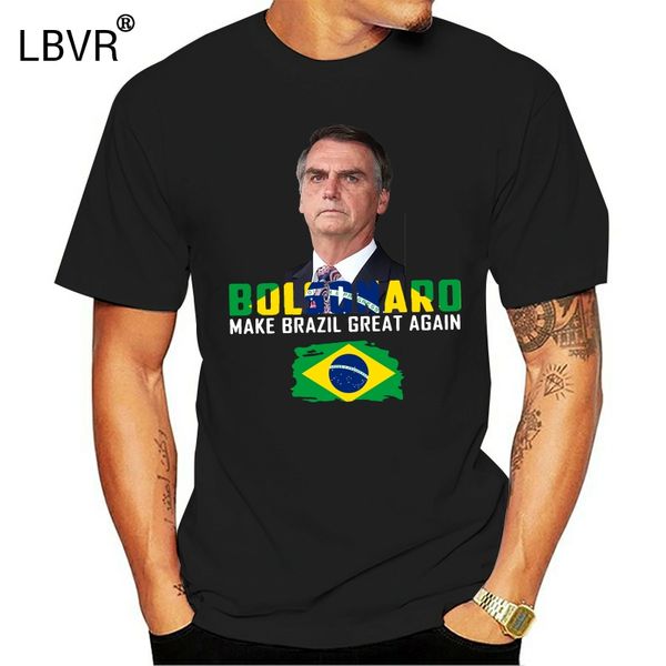 

bolsonaro 2018 para presidencia do brasil black t-shirt size s-3xl
