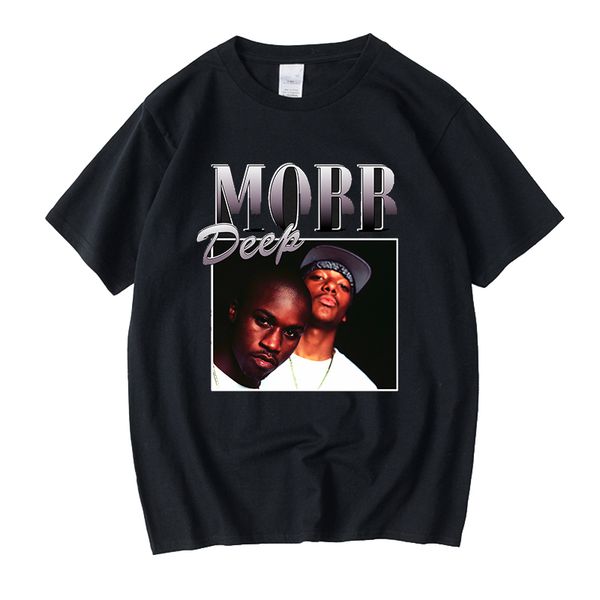 

mobb deep 90s vintage black tshirt men t shirt casual retro graphic t shirts cotton t-shirt man woman tees