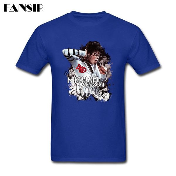 

men tshirt homme short sleeve crewneck cotton t-shirt for men michael jackson brand clothing