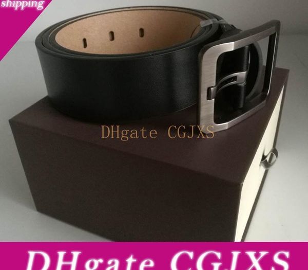 

fashion cool leather casual belt ,men belts ,business fashion hip male belt ,women belt ,business wholesale accessories with box, Black;brown