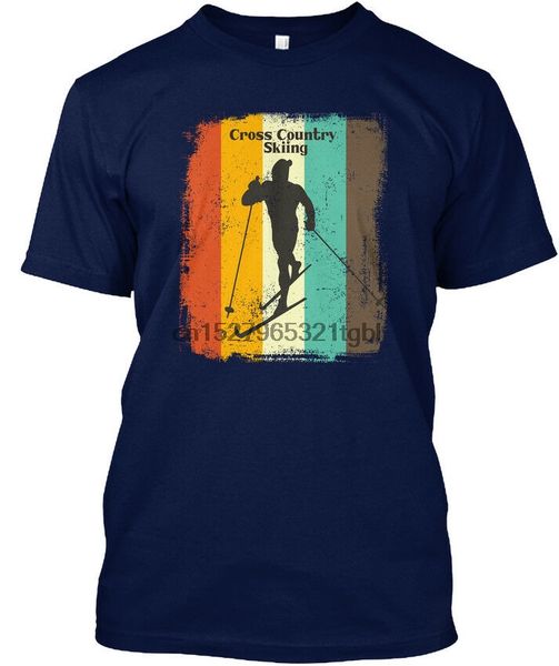 

беговые лыжи ретро 70 s vintage tee t-shirt top quality men summer t-shirt мода хлопок топы футболка