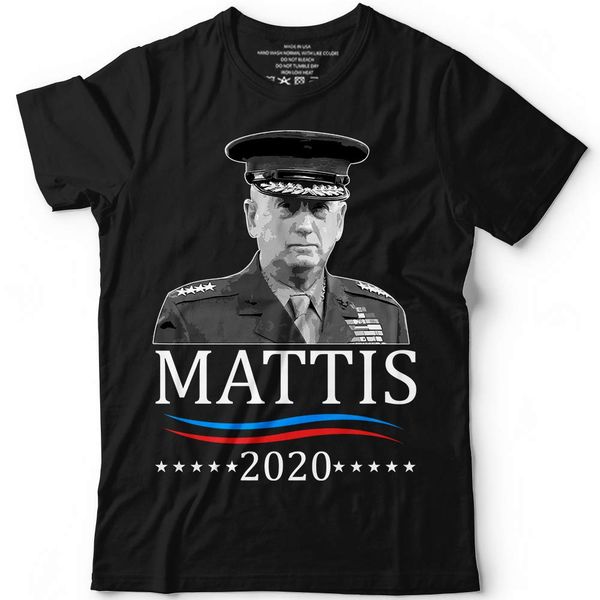 

mad dog маттис 2020 президент лидер армия армия t-shirt 2019 последние мужчины футболка мода лето новая мода на заказ tee