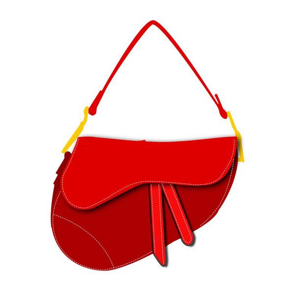 

2020 new women's bags saddle vintage saddle bag crossover shoulder bag/hand bag star celebrity inspired embroidered shoulder bag 5647