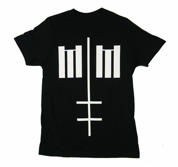 

marilyn manson mm cross white black t shirt new metal harajuku tee shirt