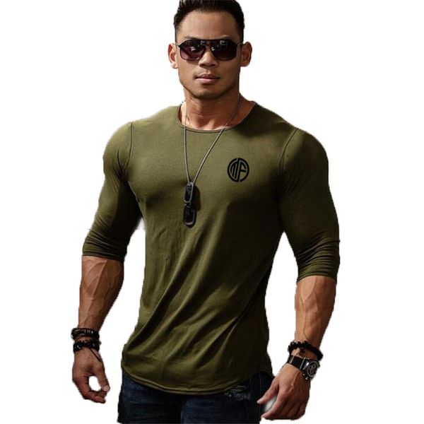 

brand breathable casual workout tee new men cotton sports long sleeve t-shirt spring fashion brand o-neck slim fit tshirt, White;black