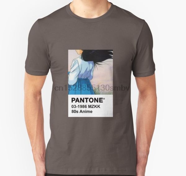 

men tshirt pantone 80s anime t shirt women t-shirt tees top