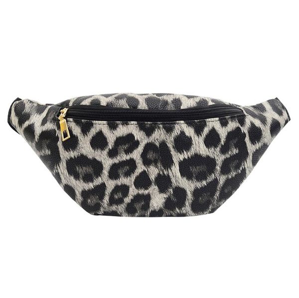 

leopard women bag 2020 handkerchief zipper streetwear waist bag leopard large-capacity for the belt messenger pocket