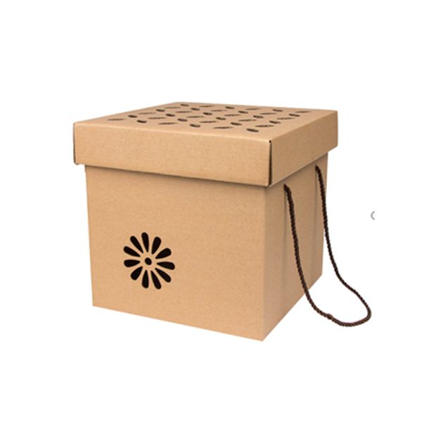 

square kraft fruit gift box packing carton grade gift box