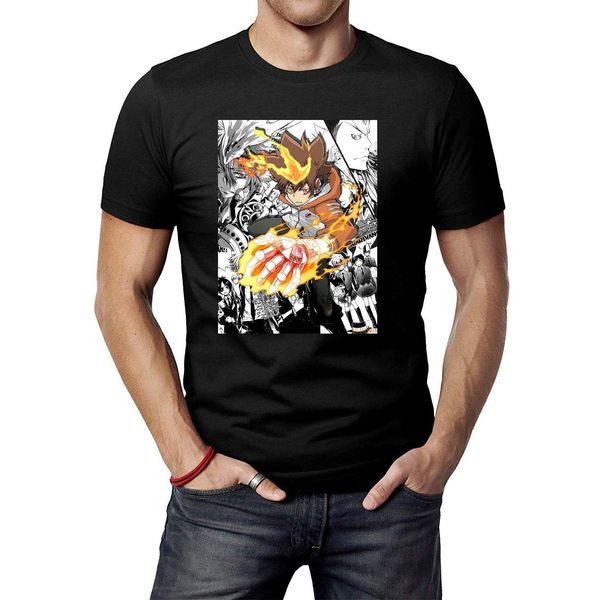 

huangqinf men's black katekyo hitman reborn anime t-shirt tee shirt