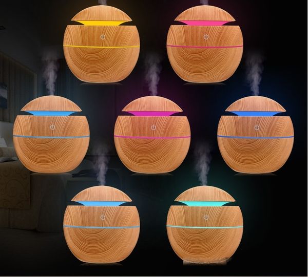

essential oil diffuser 130ml oil diffuser wood air humidifier wood grain aroma diffusers cool mist humidifier with timer adjustable mist
