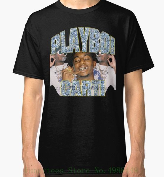 

playboi carti vintage hip - hop men black tees shirt clothing men short sleeve original