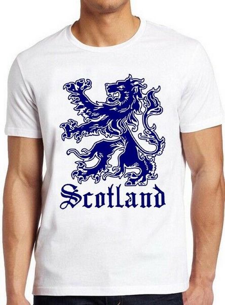 

scotland t-shirt flag scottish lion football gift rugby vintage cool tee 57 tee shirt loose size