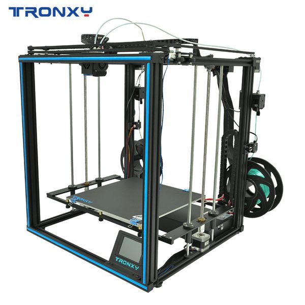 

tronxy x5sa-2e dual colors 3d printer kit corexy with dual extruder z-axis 330*330*400mm printing size tmc2225 ultra quie