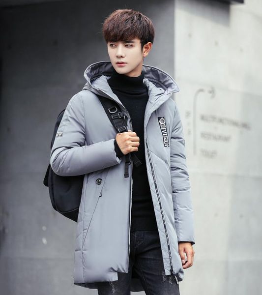 

hooded collar fashion warm long striped lace padded a209-w556-p100 letters, Black