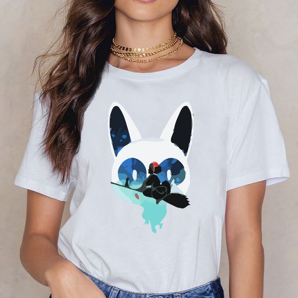 

t shirt women kiki delivery service womens scoop neck funny harajuku cotton female shirt