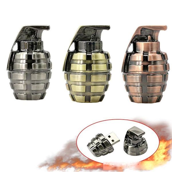 

usb metal retro hand grenades pen drive usb2.0 8g 16gb 64gb 4gb 32gb pendrive usb flash drive creative cool mini gift