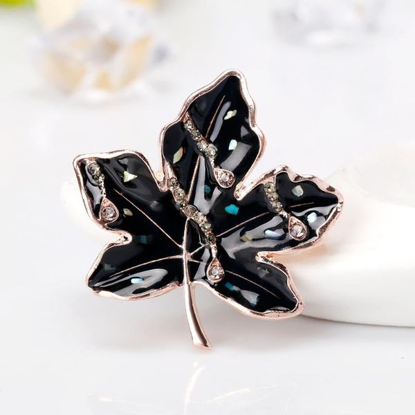 

fashion new arrival gifts drop oil crystal vintage brooch pins for girls women jewelry, Gray