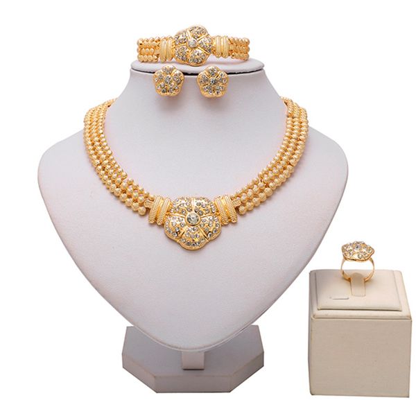 

zuodi dubai gold designer jewelry set wholesale nigerian women costume wedding jewelry set statement bridal brand, Silver