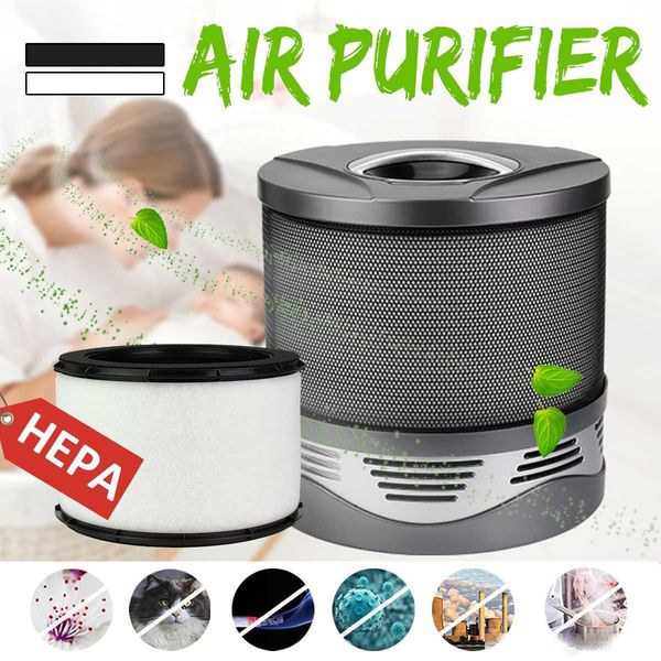 

4 in 1 air clean system home office air purifier with hepa filter, quiet ionic sterilizer air cleaning lonizer dust pm2.5 remover