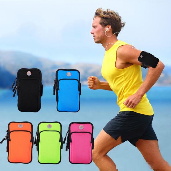 

running sport bags men women mobile phone armband package equipment jogging run bag accessories outdoor climbing arm bag for iphone samsung