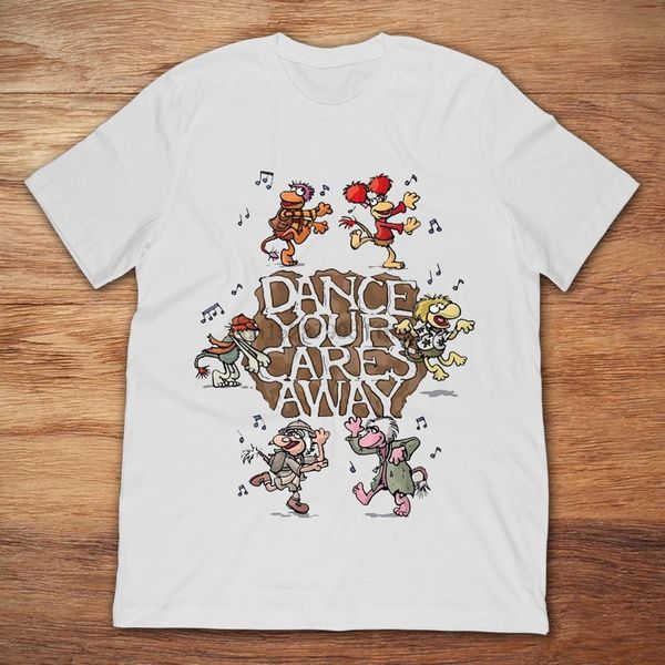 

dance your cares away fraggle rock t-shirt