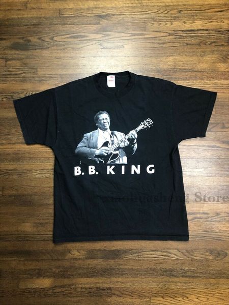 

vtg 90s bb king t shirt sz xl made in usa 1993 vintage tee blues guitarist rare 100% cotton men t shirt women tee