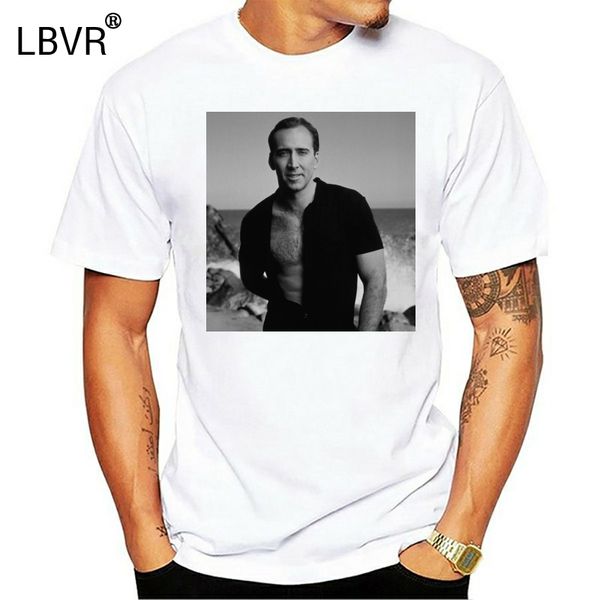

llwflpb nicolas cage men's t-shirt t shirts short sleeve leisure fashion summer