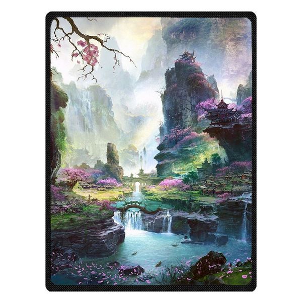 

blankets customized soft warm blanket coral fleece throw travel japan sakura printed kids baby