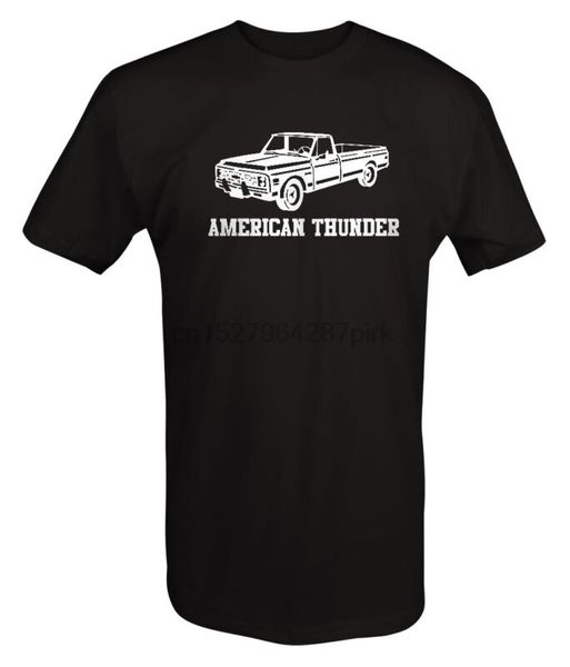 

american thunder classic chevy c-series truck c10 c20 - t shirt