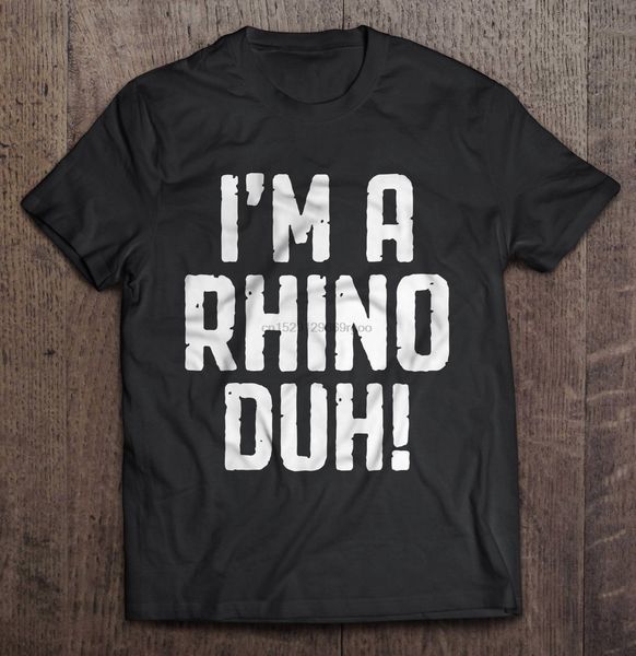 

мужчины футболка я rhino duh хеллоуин костюм (1) женщины футболку