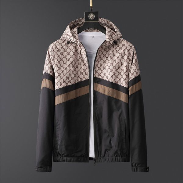 

2020 new trend hair stylist casual jacket men and women jacket fashion men hair stylist autumn and winter coat m-xxxl, Black;brown
