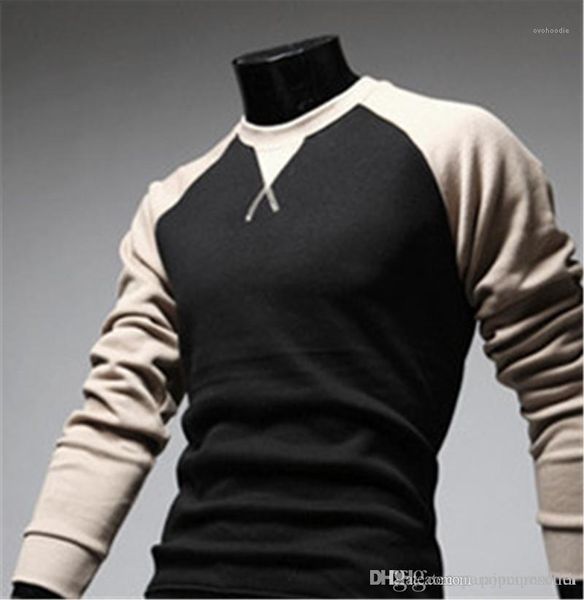 

майки casual solid color crew neck euramerican с длинным рукавом tshirt european american mens конструктора tshirt осени mens конструктора, White;black