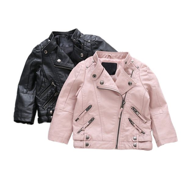 

jacket pu leather kids jackets clothes children outwear for baby girls boys clothing coats costume 2-8 year, Blue;gray