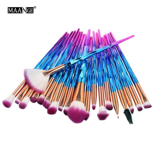 

makeup brushes maange 20pcs diamond set foundation brush comestic make up tools