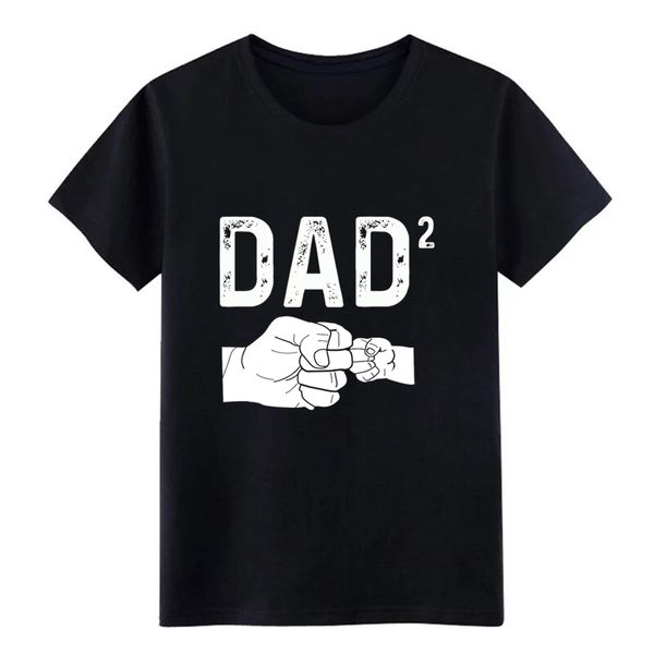 

men's dad of two daughters baby announcement t shirt printed tee shirt euro size s-3xl slim anti-wrinkle funny casual shirt