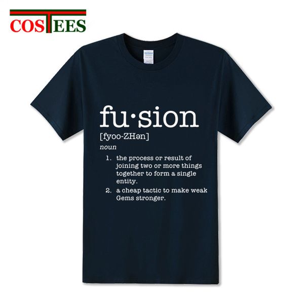 

fu sion definiton steven universe design t shirt men compression mermaid men's t-shirt simple summer letter print shirt for male