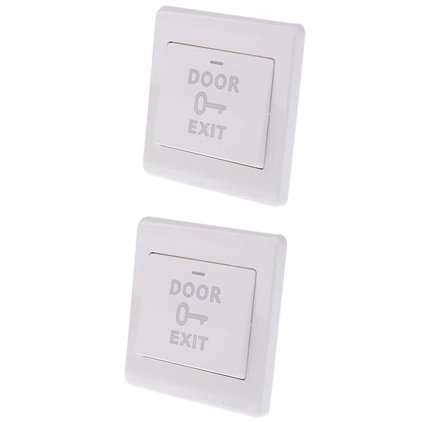 

2pcs durable 12v door push exit button access security system k6 button switch