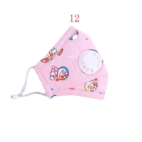 

kids children's 2020 mask designer face pm2.5 filter breathing valve cotton mask boys girls anti-fog three-layer printed cartoon mask 1