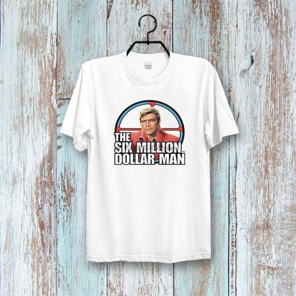 

the six million dollar man tee ladies vintage t shirt b49 men t shirt