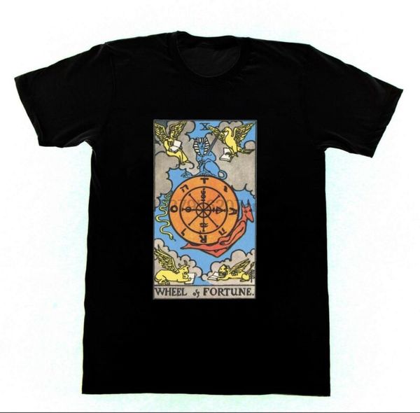 

wheel of fortune t7 tshirt ryder tarot card fortune telling occult witchcraft