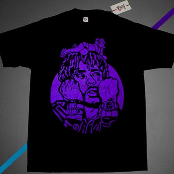 

lil uzi vert luv is rage back purple screen print shirt